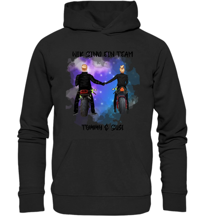 Paar-Designer: Motorrad Couple • mehrere Artikel • ’Statement-Collection’ • Wunschtext • personalisierte Figuren