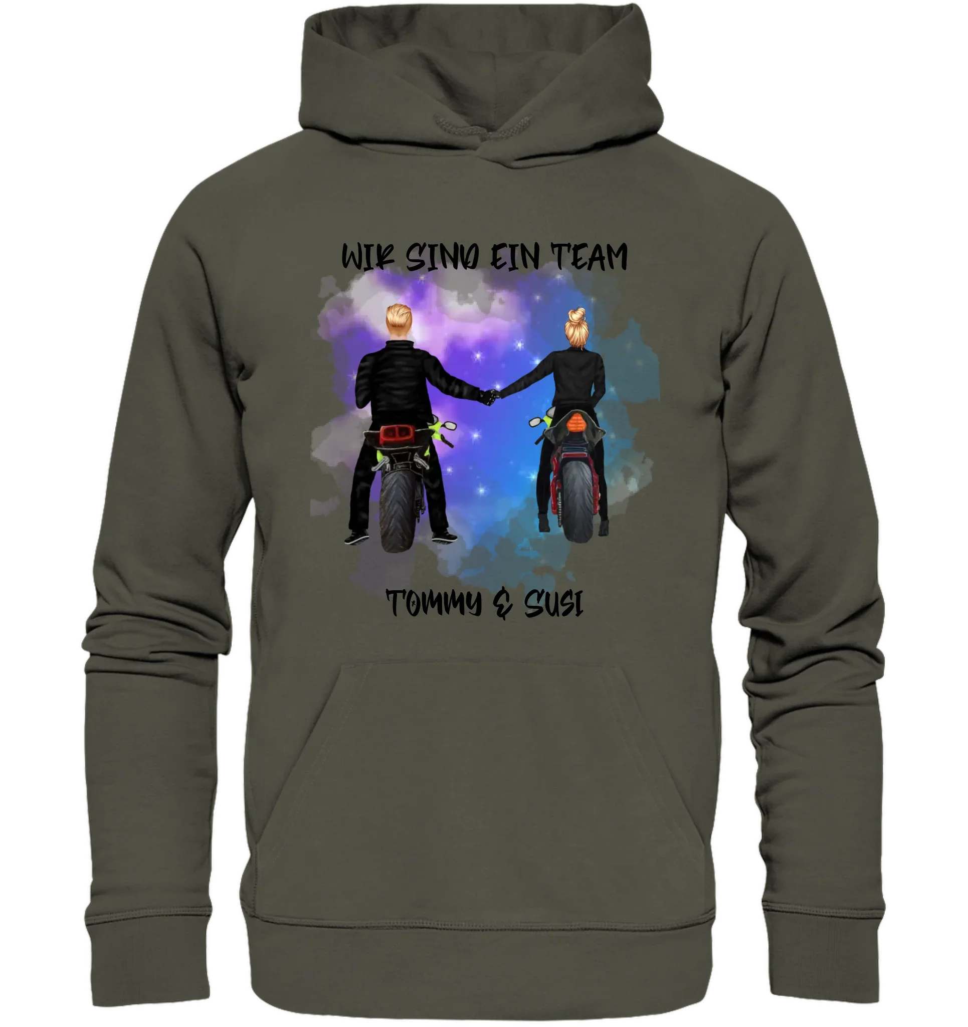 Paar-Designer: Motorrad Couple Straßenschild • mehrere Artikel • ’Statement-Collection’ • Wunschtext • personalisierte