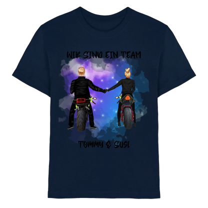 Paar-Designer: Motorrad Couple Straßenschild • mehrere Artikel • ’Statement-Collection’ • Wunschtext • personalisierte