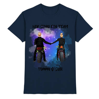 Paar-Designer: Motorrad Couple Straßenschild • mehrere Artikel • ’Statement-Collection’ • Wunschtext • personalisierte