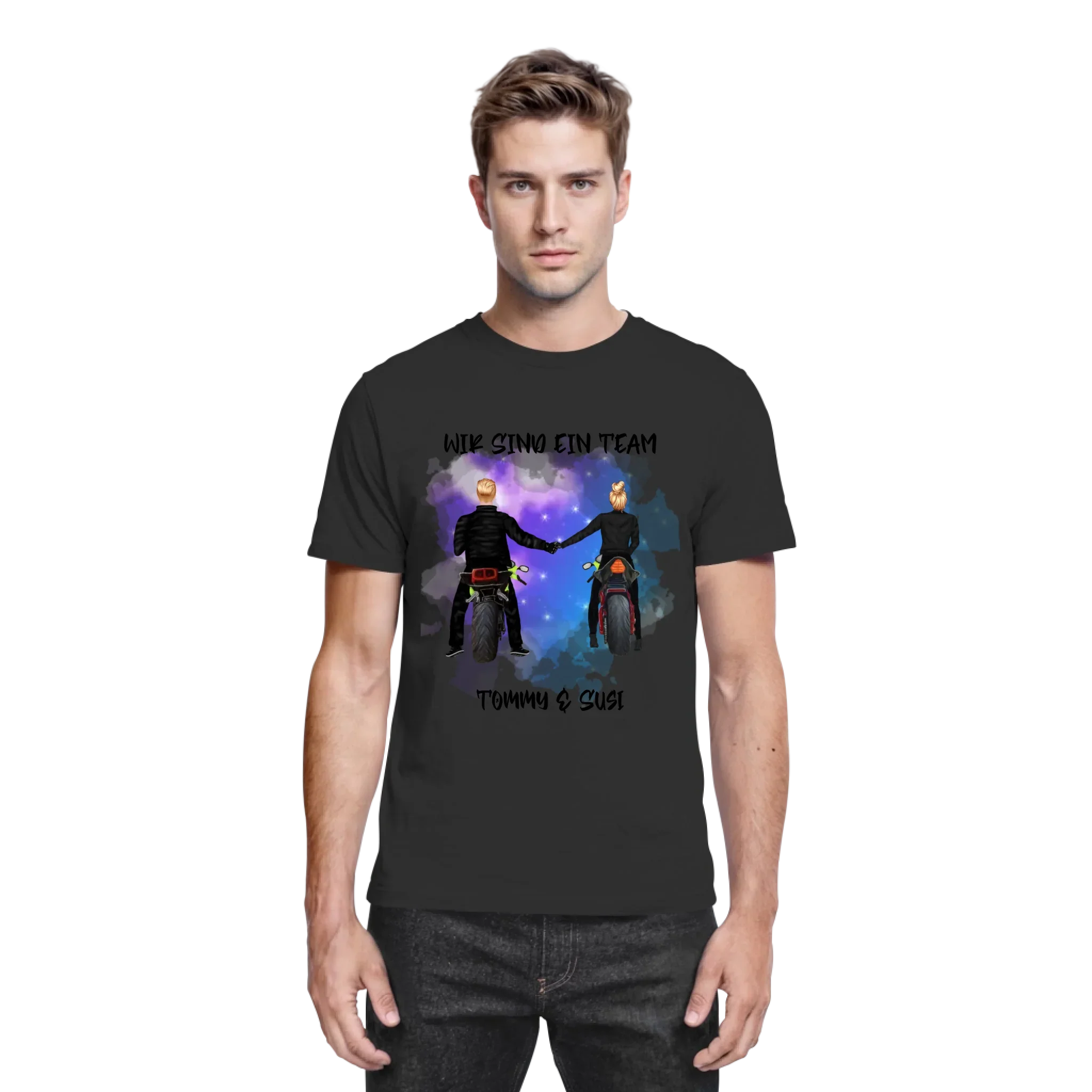 Paar-Designer: Motorrad Couple Straßenschild • mehrere Artikel • ’Statement-Collection’ • Wunschtext • personalisierte