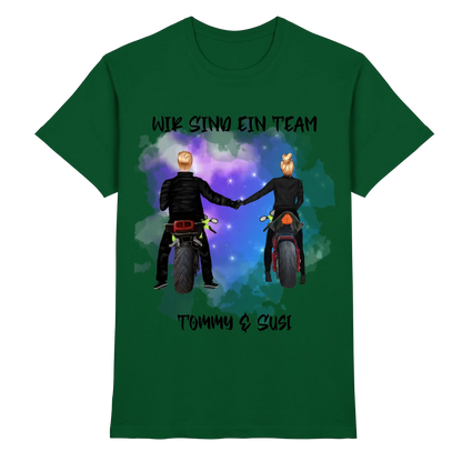 Paar-Designer: Motorrad Couple Straßenschild • mehrere Artikel • ’Statement-Collection’ • Wunschtext • personalisierte