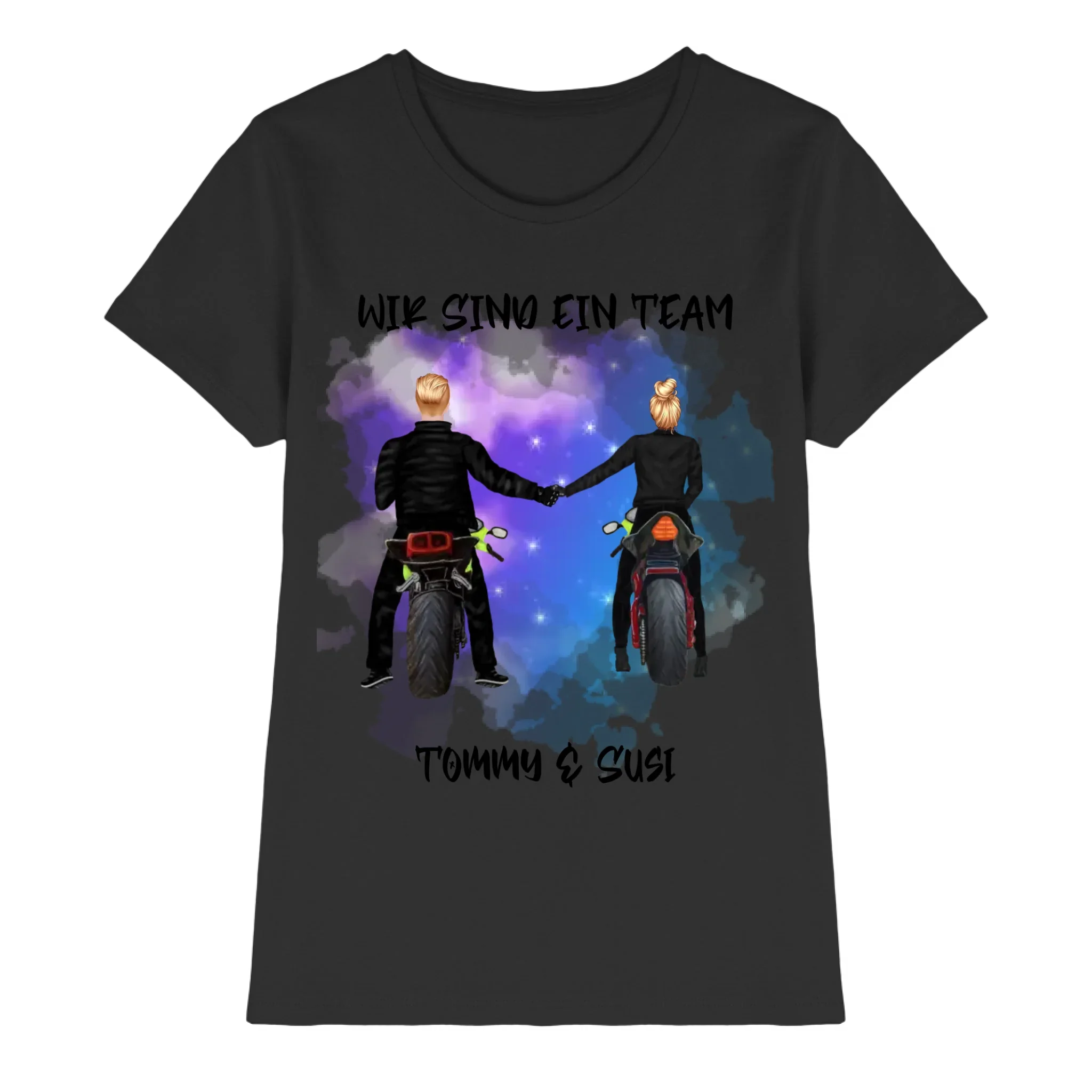 Paar-Designer: Motorrad Couple Straßenschild • mehrere Artikel • ’Statement-Collection’ • Wunschtext • personalisierte