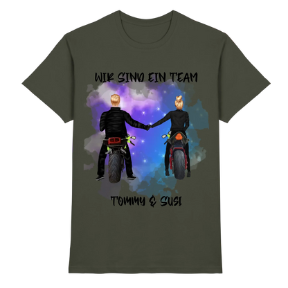 Paar-Designer: Motorrad Couple Straßenschild • mehrere Artikel • ’Statement-Collection’ • Wunschtext • personalisierte