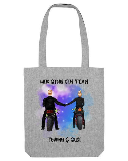 Paar-Designer: Motorrad Couple Straßenschild • mehrere Artikel • ’Statement-Collection’ • Wunschtext • personalisierte