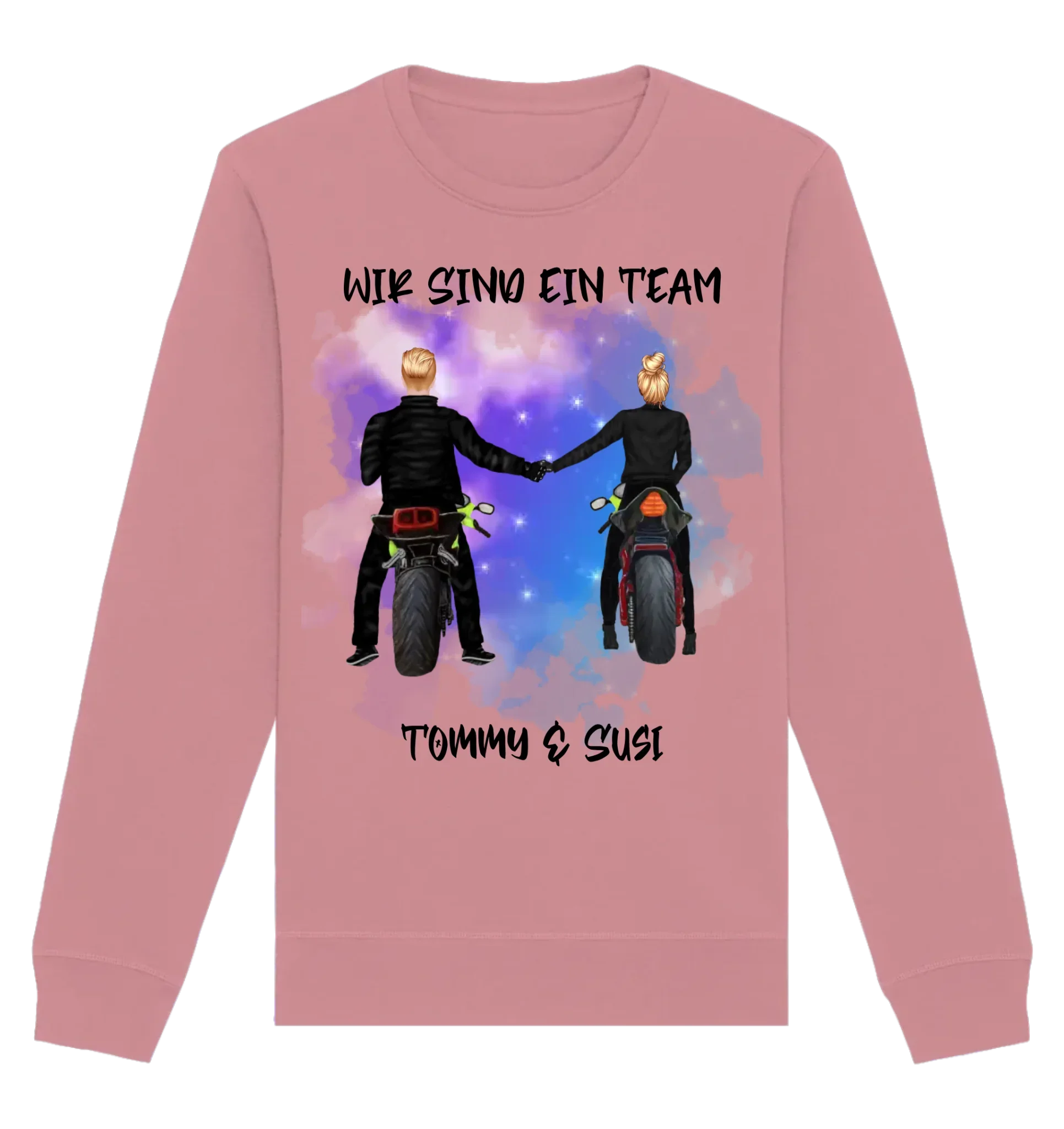 Paar-Designer: Motorrad Couple Straßenschild • mehrere Artikel • ’Statement-Collection’ • Wunschtext • personalisierte