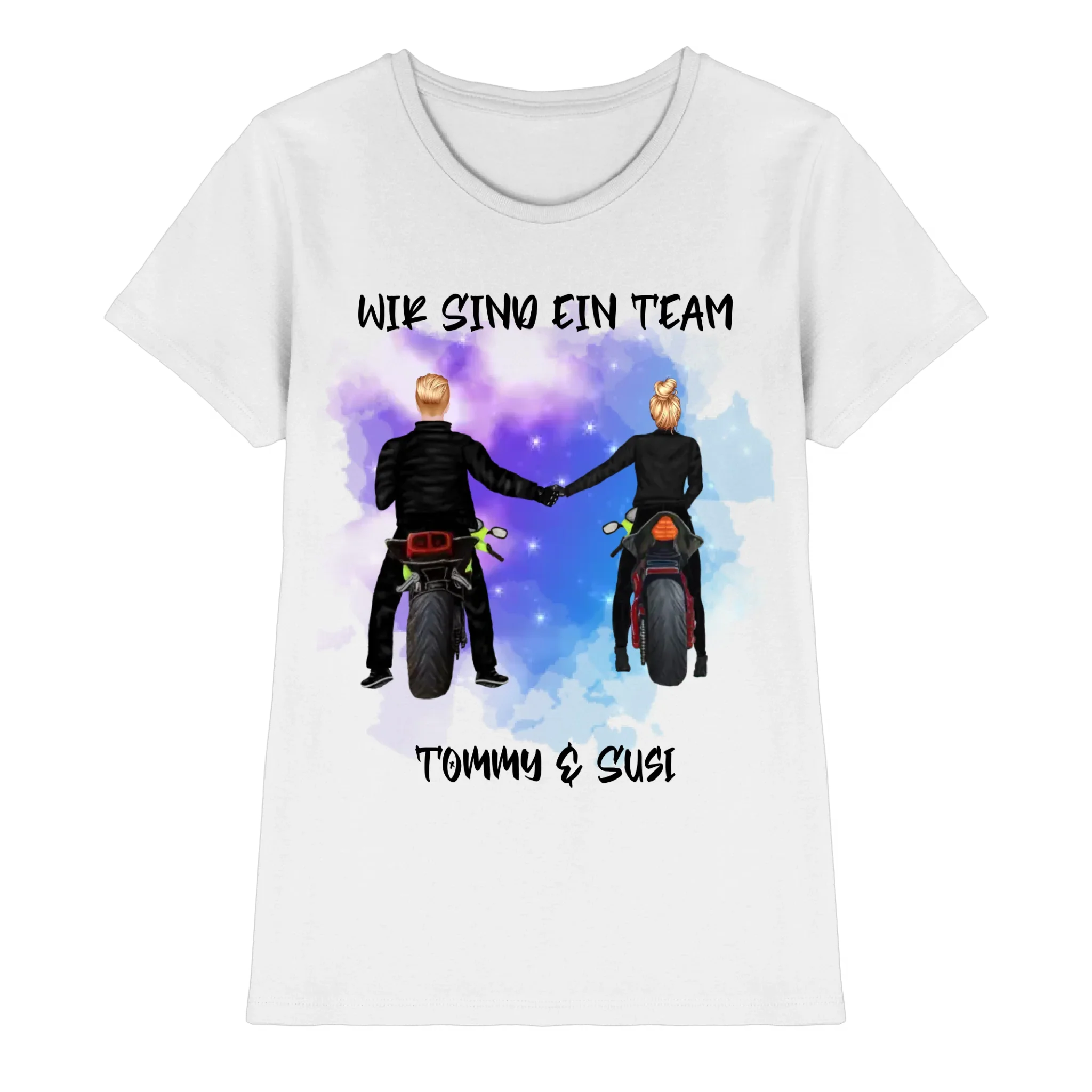 Paar-Designer: Motorrad Couple Straßenschild • mehrere Artikel • ’Statement-Collection’ • Wunschtext • personalisierte