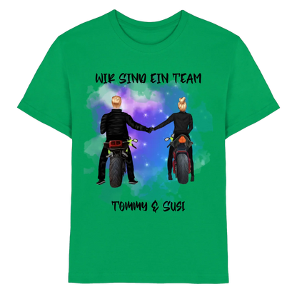 Paar-Designer: Motorrad Couple Straßenschild • mehrere Artikel • ’Statement-Collection’ • Wunschtext • personalisierte