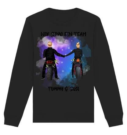 Paar-Designer: Motorrad Couple Straßenschild • mehrere Artikel • ’Statement-Collection’ • Wunschtext • personalisierte