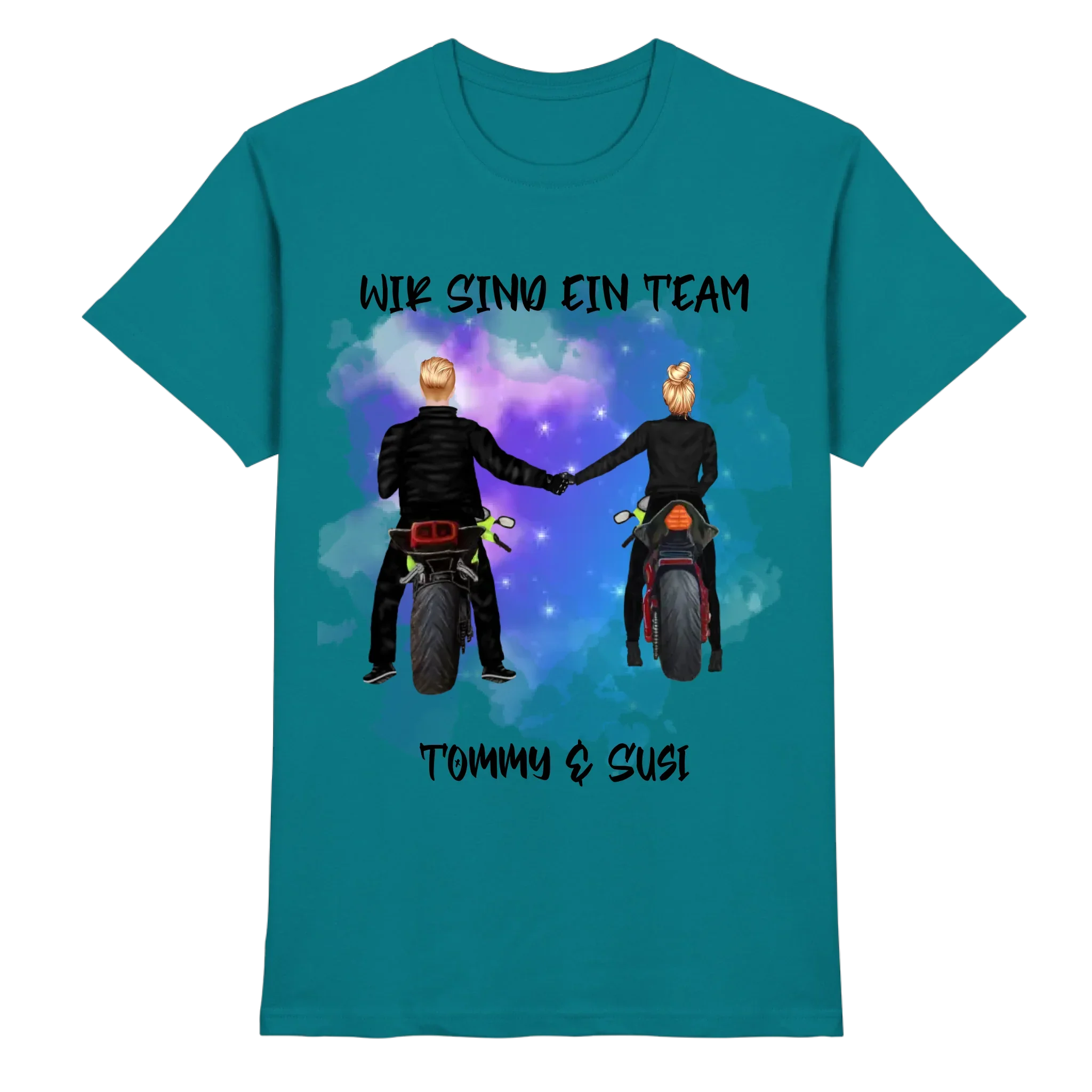 Paar-Designer: Motorrad Couple Straßenschild • mehrere Artikel • ’Statement-Collection’ • Wunschtext • personalisierte