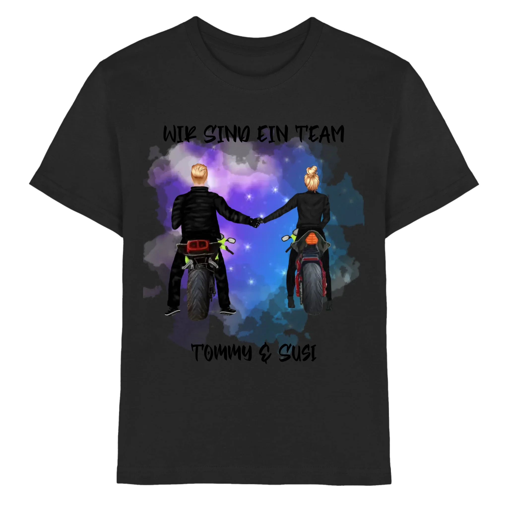 Paar-Designer: Motorrad Couple Straßenschild • mehrere Artikel • ’Statement-Collection’ • Wunschtext • personalisierte