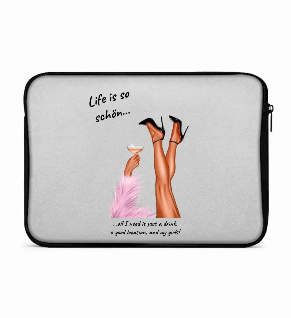 Party legs • Laptop Case 13" Zoll Notebook-Tasche • Exklusivdesign • personalisiert