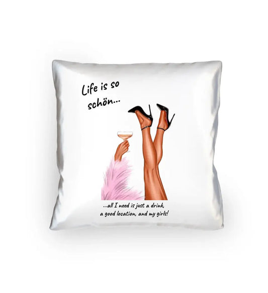 Party Legs (personalisierbar) - Kissen 40x40 cm - HalloGeschenk.de #geschenkideen# #personalisiert# #geschenk#