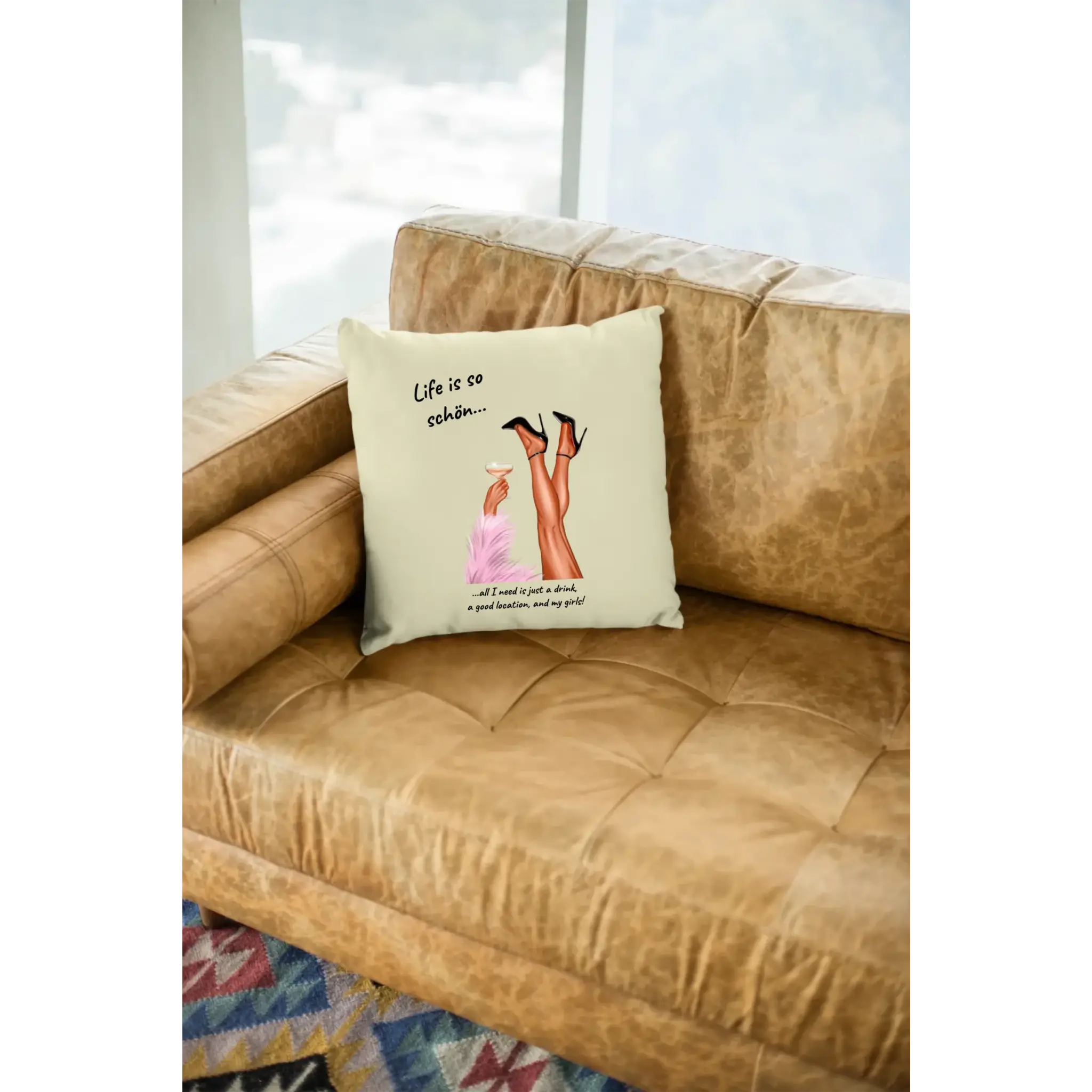 Party Legs personalisierbar - Kissen 40x40 cm