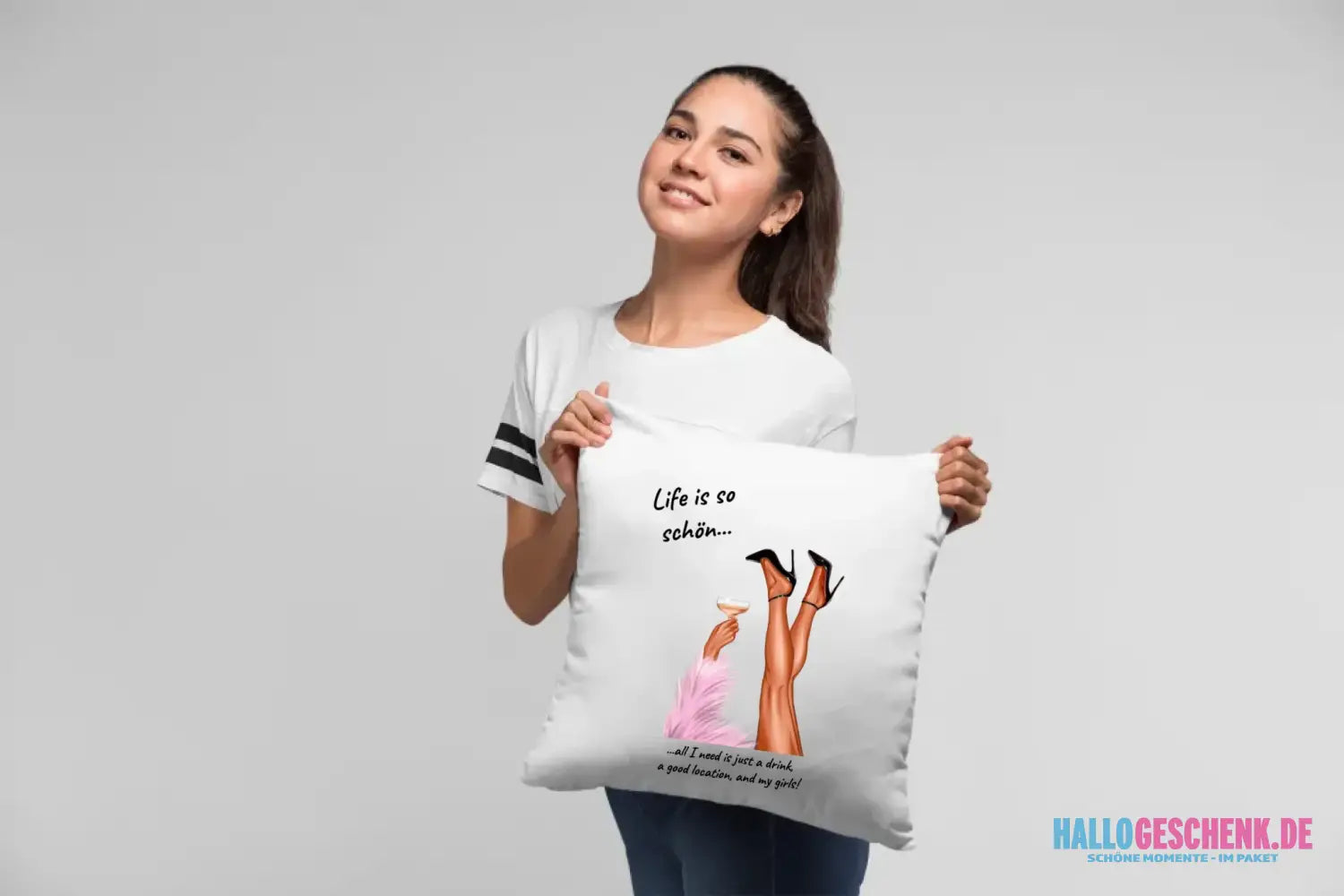 Party Legs personalisierbar - Kissen 40x40 cm
