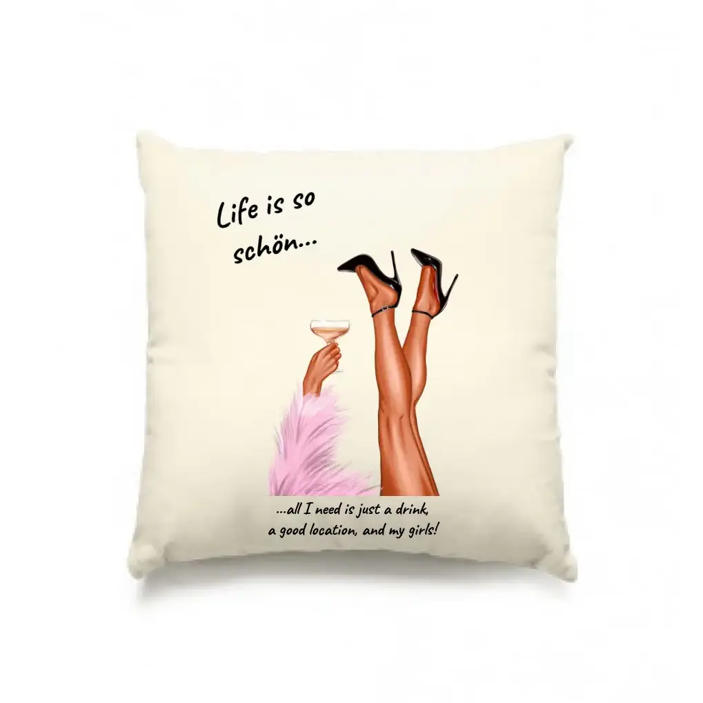 Party Legs personalisierbar - Kissen 40x40 cm