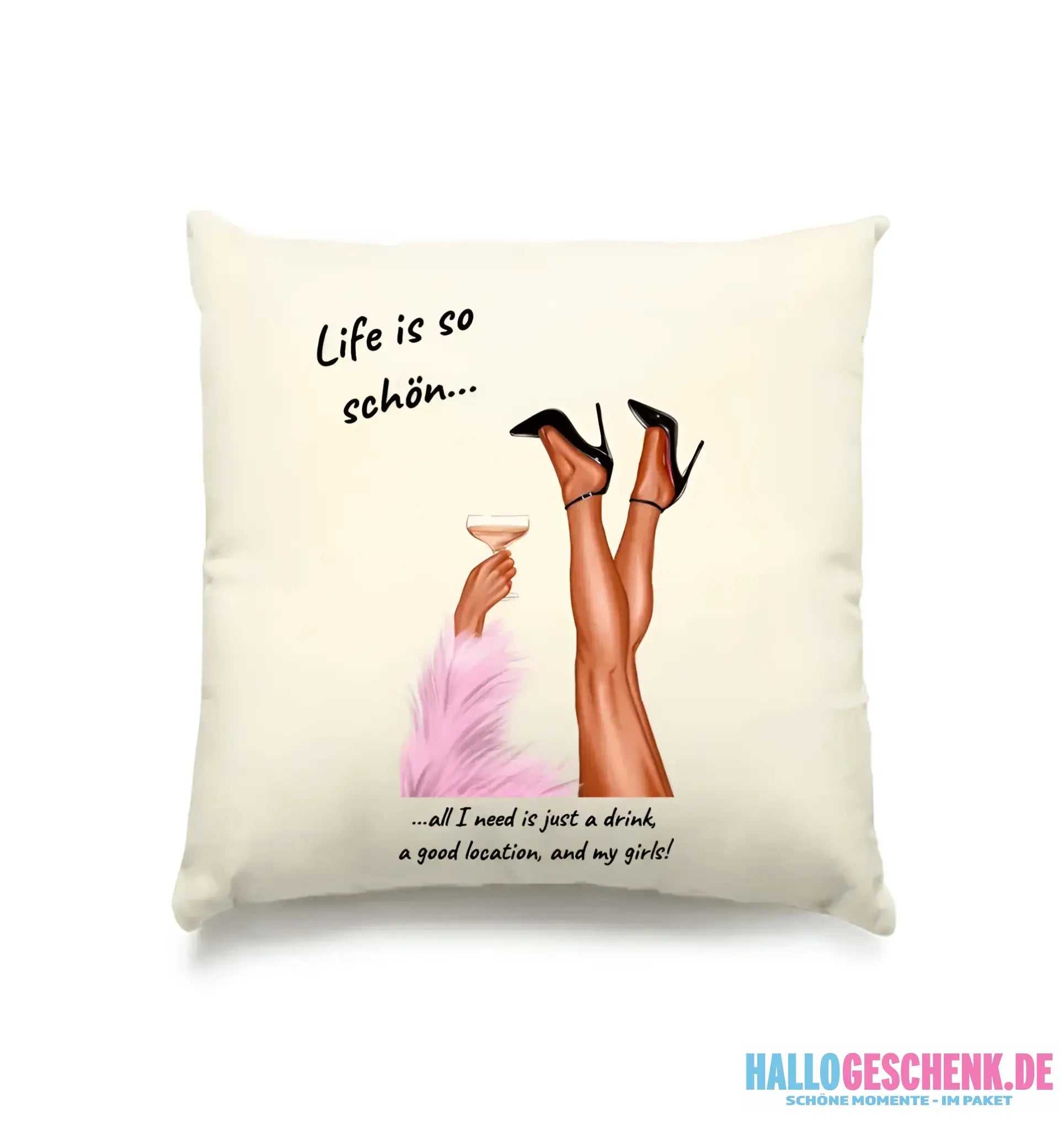 Party Legs personalisierbar - Kissen 40x40 cm