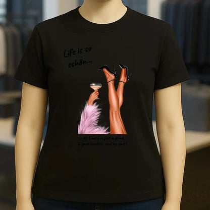 Party Legs personalisierbar - Ladies Premium T-Shirt XS-2XL aus Bio-Baumwolle für Damen
