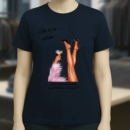 Party Legs personalisierbar - Ladies Premium T-Shirt XS-2XL aus Bio-Baumwolle für Damen