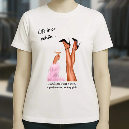 Party Legs personalisierbar - Ladies Premium T-Shirt XS-2XL aus Bio-Baumwolle für Damen