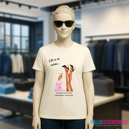 Party Legs personalisierbar - Ladies Premium T-Shirt XS-2XL aus Bio-Baumwolle für Damen