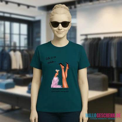 Party Legs personalisierbar - Ladies Premium T-Shirt XS-2XL aus Bio-Baumwolle für Damen