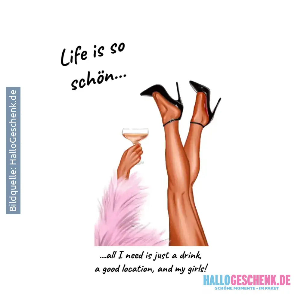 Party legs • STICKER 20x20 cm (Aufkleber) • Exklusivdesign • personalisiert - White / OneSize / ausgestanzter Sticker