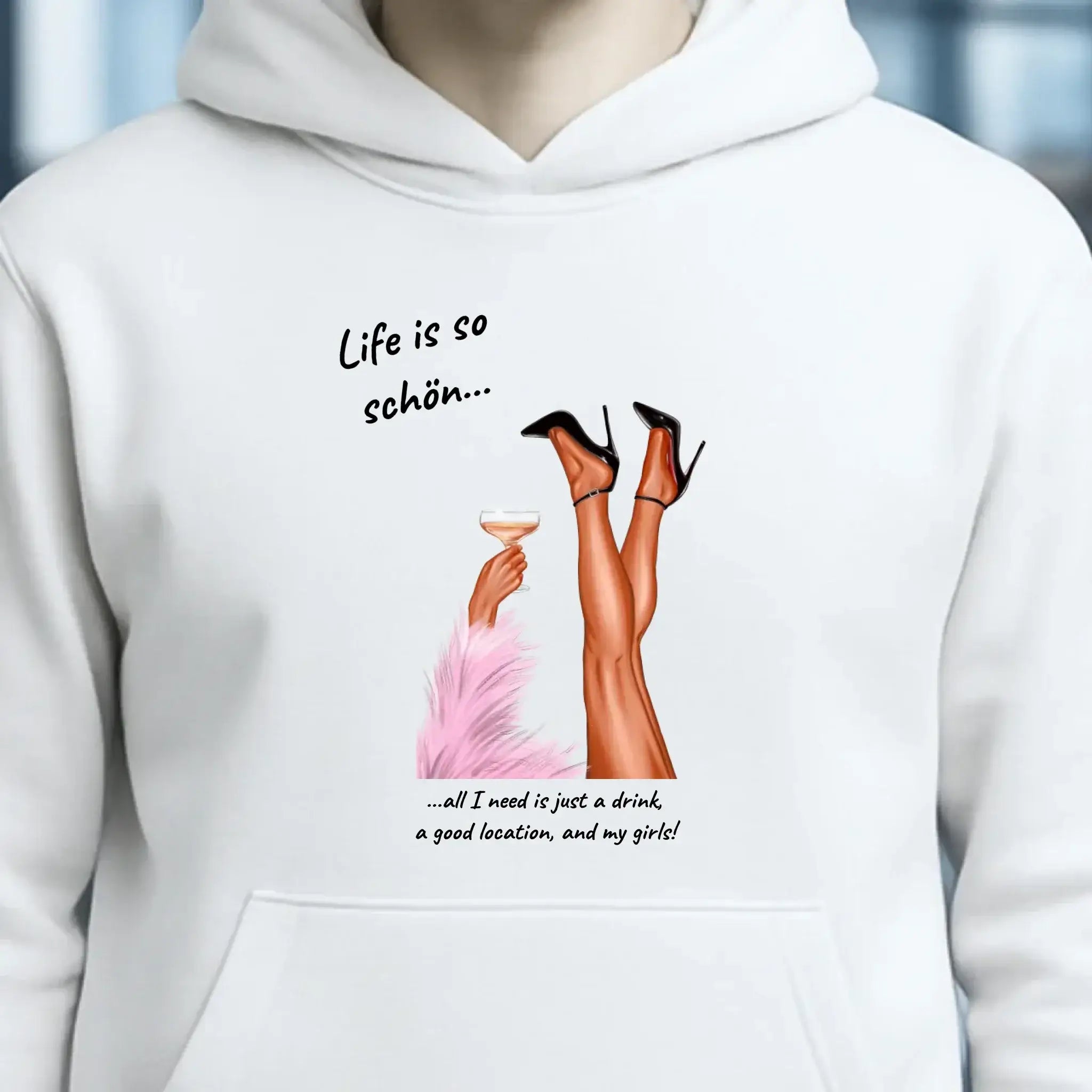 Party legs • Unisex Premium Hoodie XS-5XL aus Bio-Baumwolle für Damen & Herren • Exklusivdesign • personalisiert