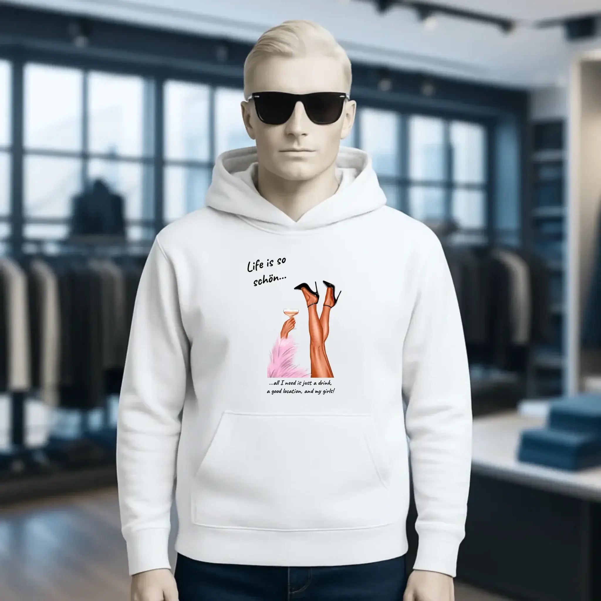 Party legs • Unisex Premium Hoodie XS-5XL aus Bio-Baumwolle für Damen & Herren • Exklusivdesign • personalisiert