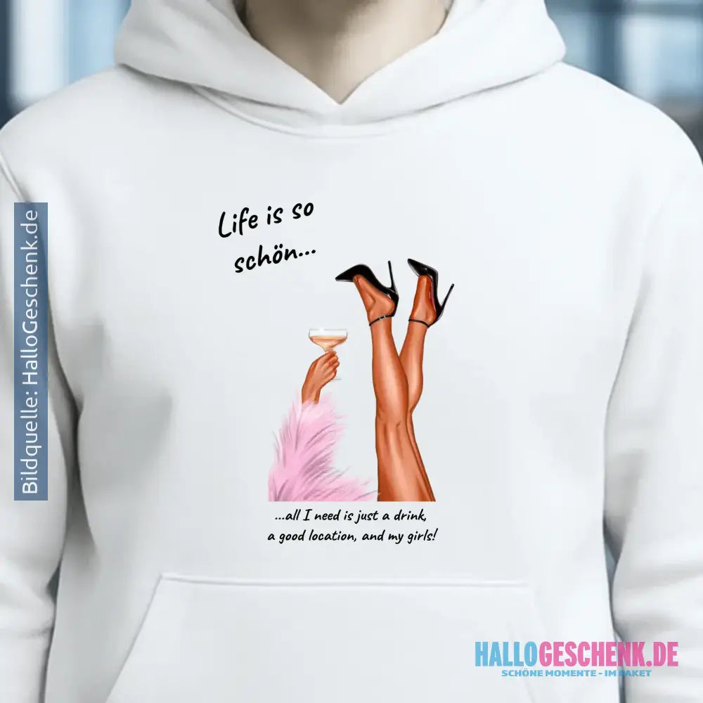 Party legs • Unisex Premium Hoodie XS-5XL aus Bio-Baumwolle für Damen & Herren • Exklusivdesign • personalisiert