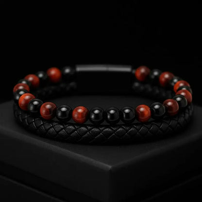 PASSION RED TIGER EYE - Armband