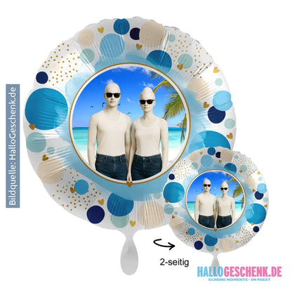Personalisierbar: Dein Foto - Dein Bild • 43cm Luftballon - Customizer