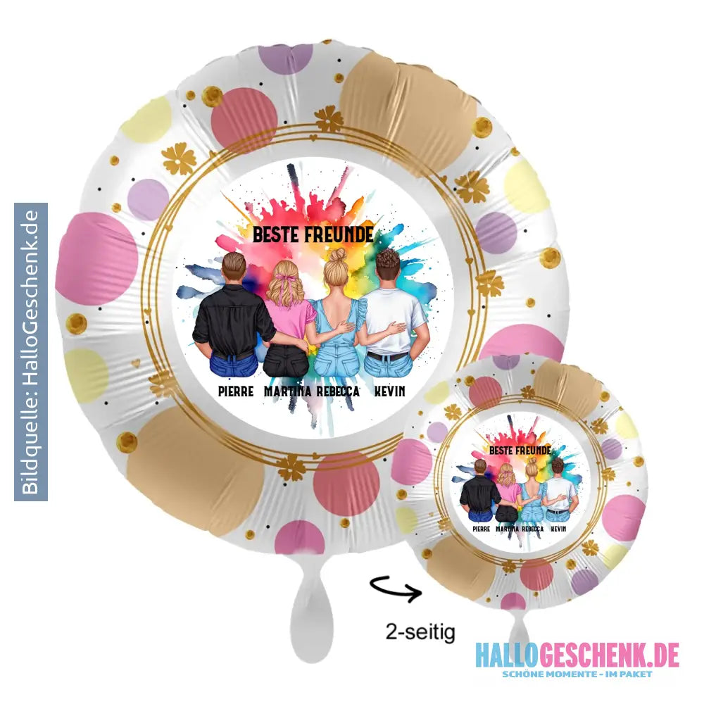 Personalisierbar: MIX Paare & Freunde • 43cm Luftballon - Customizer