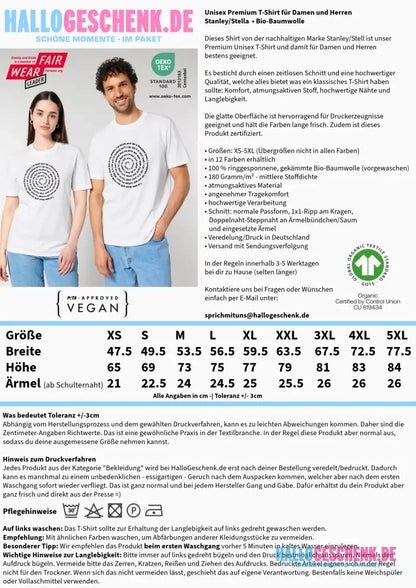 Personalisierbar: Spotify Songtext oder Wunschtext • Spiraltext • Unisex T-Shirt für Herren & Damen • Bio - Spiraltext