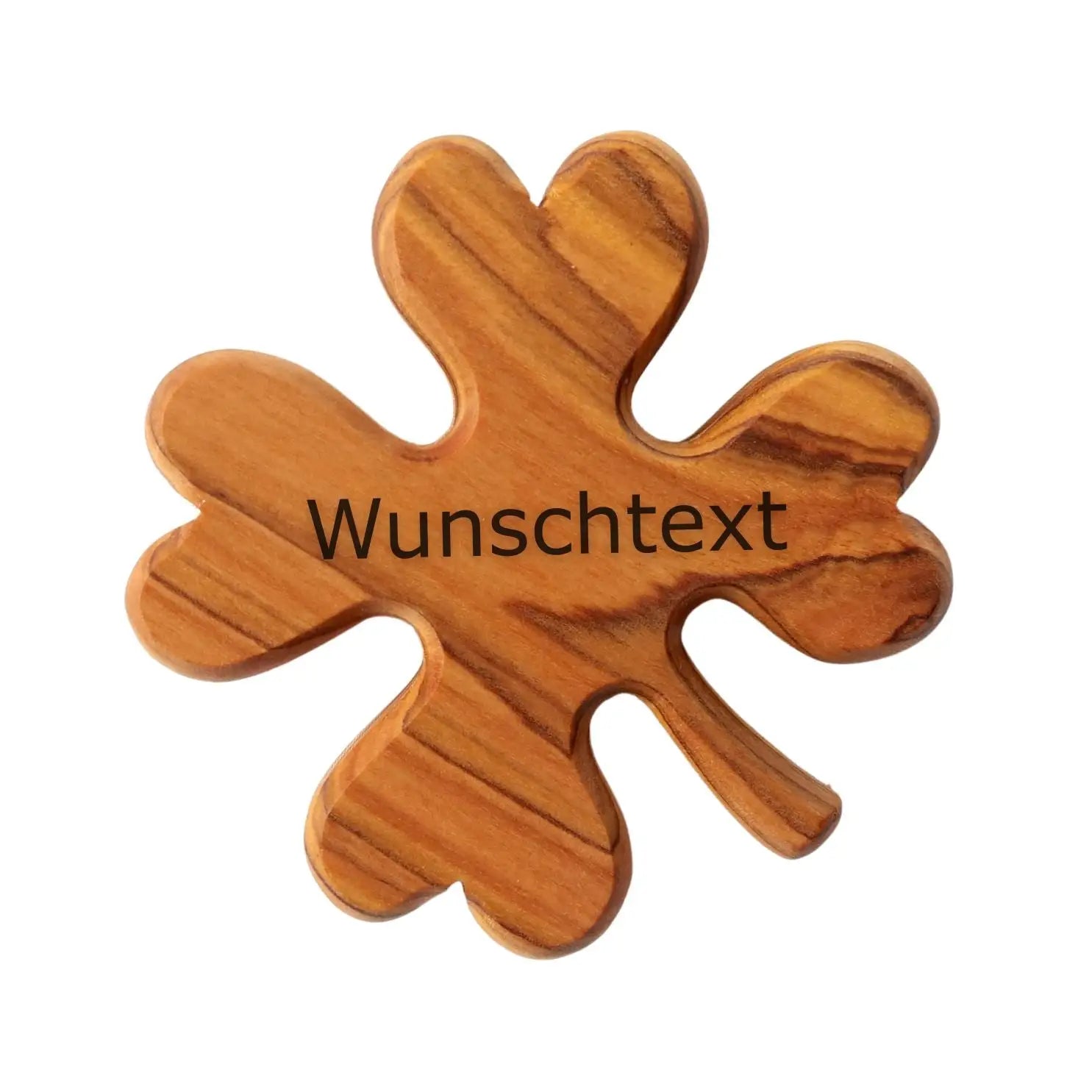 Personalisiertes Kleeblatt Glücksbringer mit Gravur - Handschmeichler