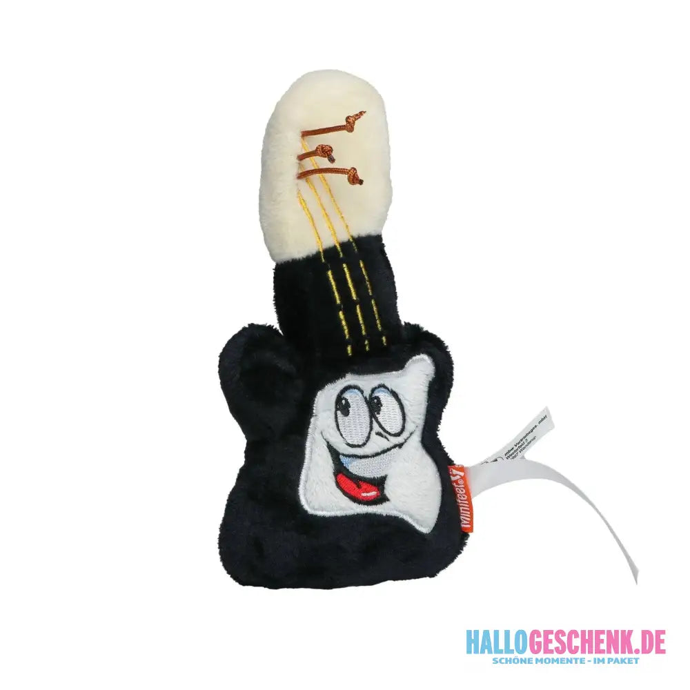 Plüsch Gitarre mit Mikrofaser-Unterseite zur Reinigung von glatten Oberflächen z.B. Display