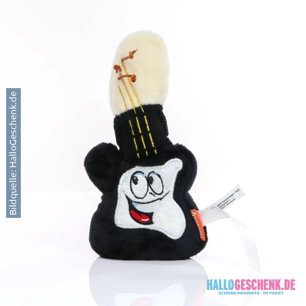 Plüsch Gitarre mit Mikrofaser-Unterseite zur Reinigung von glatten Oberflächen z.B. Display