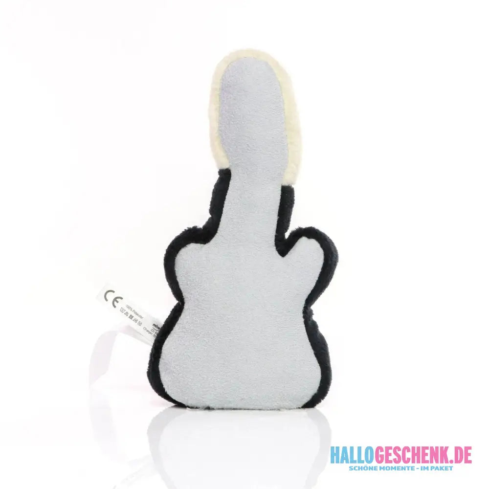 Plüsch Gitarre mit Mikrofaser-Unterseite zur Reinigung von glatten Oberflächen z.B. Display