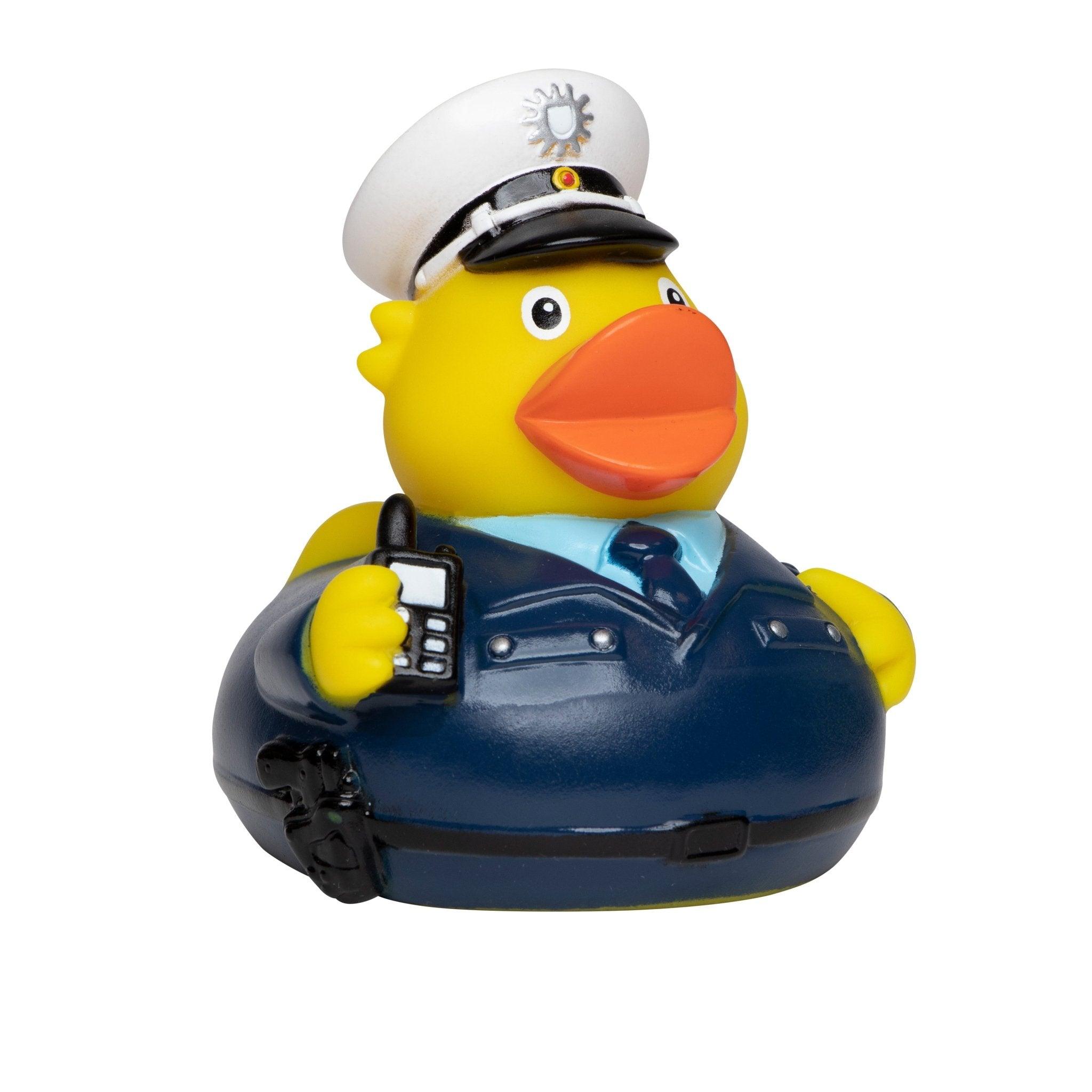 Polizist Quietsche-Ente / Badeente - HalloGeschenk.de #geschenkideen# #personalisiert# #geschenk#