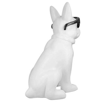 Poly Mops "Cool Dog" sitzend • Skulptur