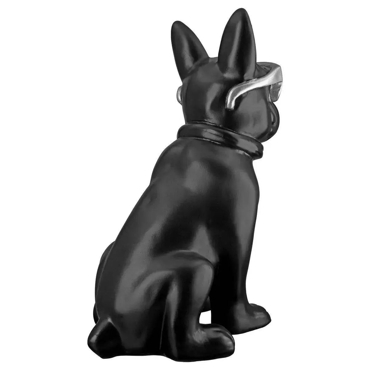 Poly Mops "Cool Dog" sitzend • Skulptur