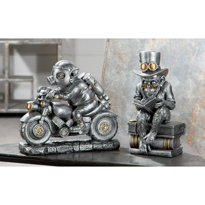Poly Skulptur "Steampunk Motor-Pig" • Skulptur • Wohndeko