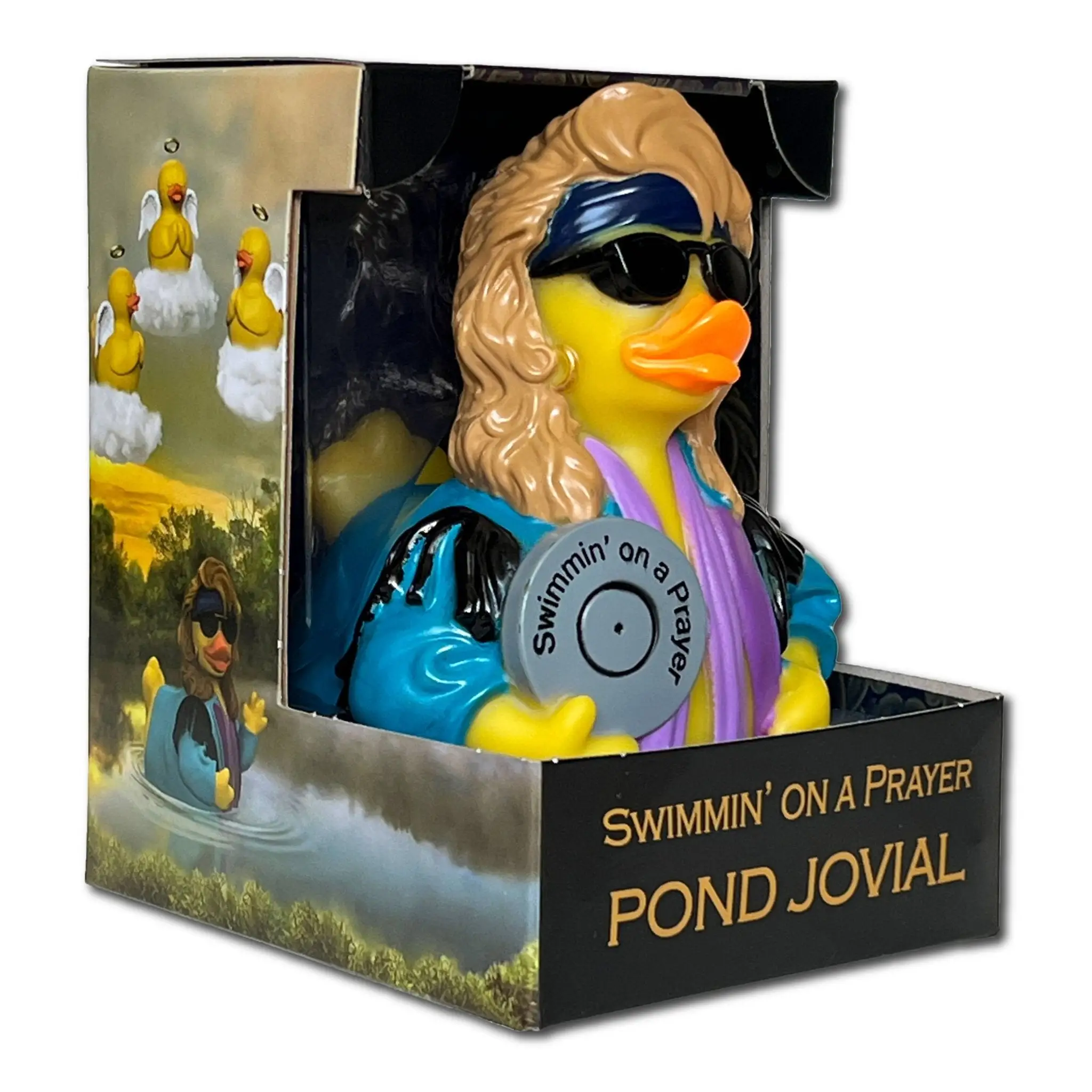 Pond Jovial - Swimmin' On A Prayer • Gummiente • offizielles Produkt von CelebriDucks