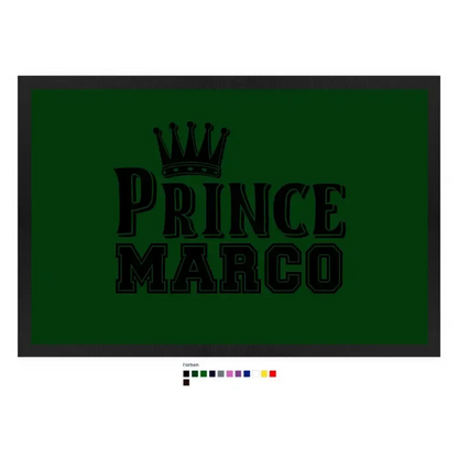 PRINCE + WUNSCHNAME • Fußmatte • Exklusivdesign • personalisiert