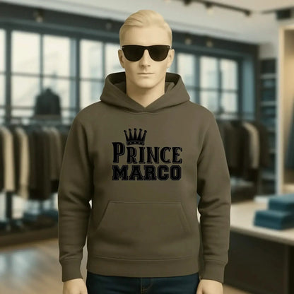 PRINCE + WUNSCHNAME • Unisex Premium Hoodie XS-5XL aus Bio-Baumwolle für Damen & Herren • Exklusivdesign • personalisiert