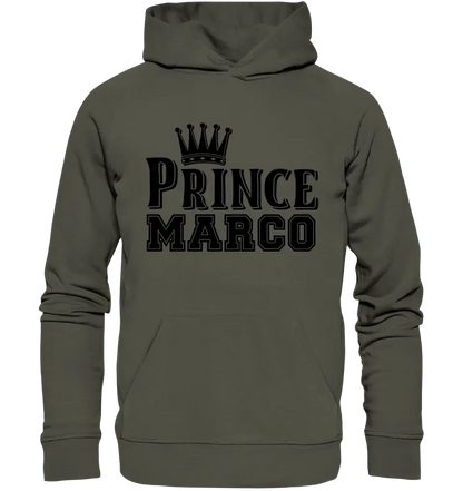 PRINCE + WUNSCHNAME • Unisex Premium Hoodie XS-5XL aus Bio-Baumwolle für Damen & Herren • Exklusivdesign • personalisiert