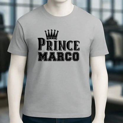 PRINCE + WUNSCHNAME • Unisex Premium T-Shirt XS-5XL aus Bio-Baumwolle für Damen & Herren • Exklusivdesign • personalisiert