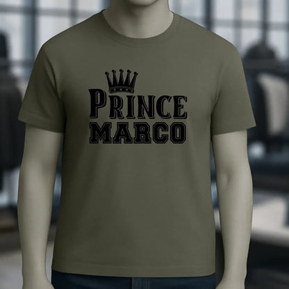 PRINCE + WUNSCHNAME • Unisex Premium T-Shirt XS-5XL aus Bio-Baumwolle für Damen & Herren • Exklusivdesign • personalisiert