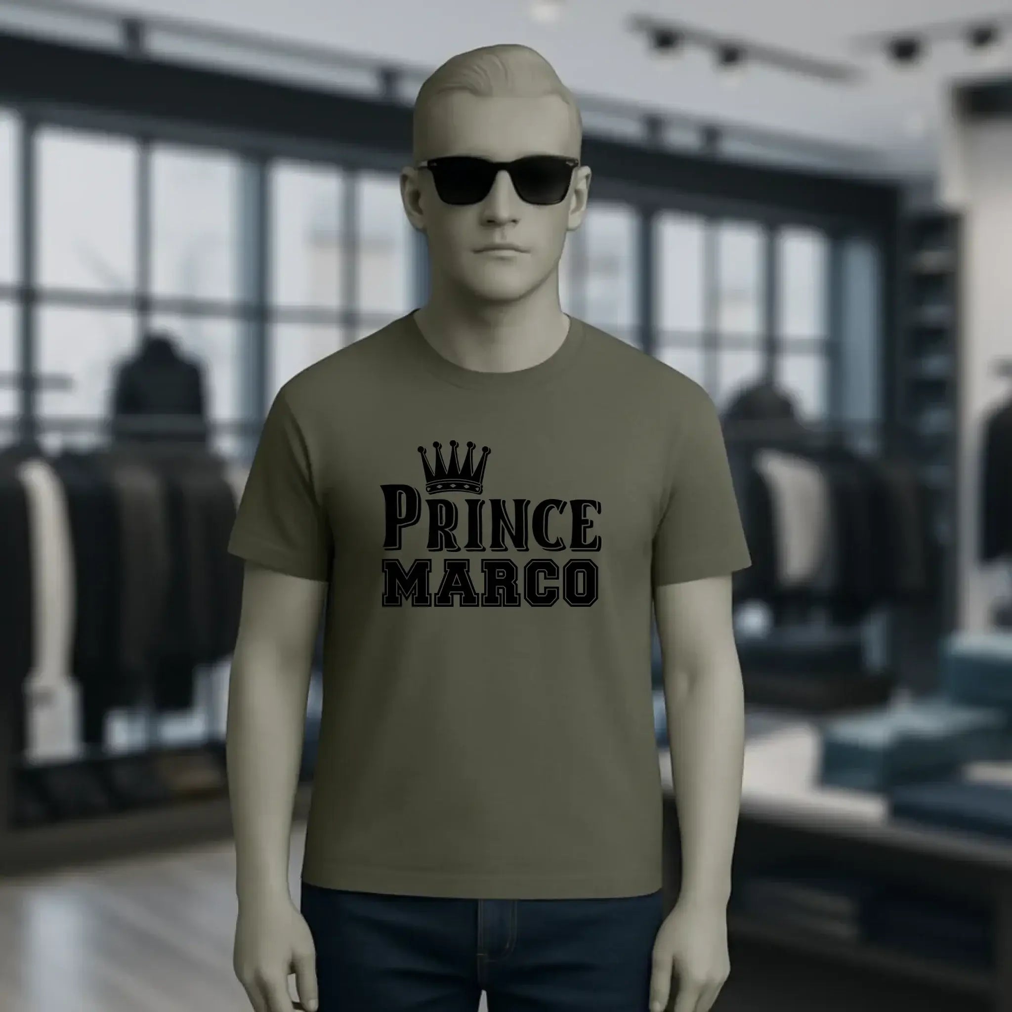 PRINCE + WUNSCHNAME • Unisex Premium T-Shirt XS-5XL aus Bio-Baumwolle für Damen & Herren • Exklusivdesign • personalisiert