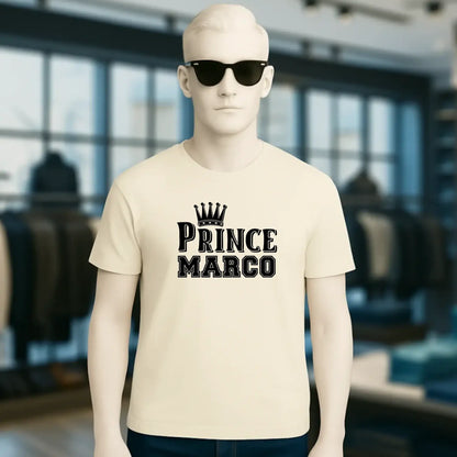 PRINCE + WUNSCHNAME • Unisex Premium T-Shirt XS-5XL aus Bio-Baumwolle für Damen & Herren • Exklusivdesign • personalisiert